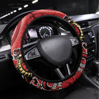Dragons NAIDOC Week 2024 Steering Wheel Cover Aboriginal Fire Burning Sparks