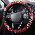 Dragons NAIDOC Week 2024 Steering Wheel Cover Aboriginal Fire Burning Sparks