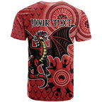 Personalised Dragons NAIDOC Week 2024 T Shirt Aboriginal Fire Burning Sparks