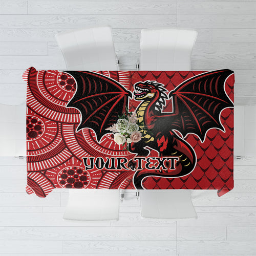 Personalised Dragons NAIDOC Week 2024 Tablecloth Aboriginal Fire Burning Sparks