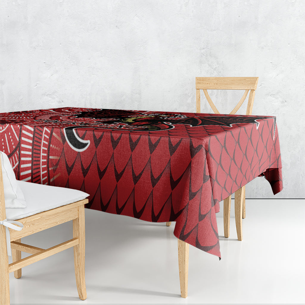Personalised Dragons NAIDOC Week 2024 Tablecloth Aboriginal Fire Burning Sparks