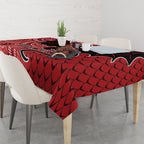 Personalised Dragons NAIDOC Week 2024 Tablecloth Aboriginal Fire Burning Sparks