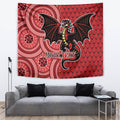 Personalised Dragons NAIDOC Week 2024 Tapestry Aboriginal Fire Burning Sparks