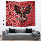 Personalised Dragons NAIDOC Week 2024 Tapestry Aboriginal Fire Burning Sparks