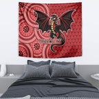 Personalised Dragons NAIDOC Week 2024 Tapestry Aboriginal Fire Burning Sparks