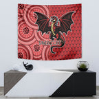 Personalised Dragons NAIDOC Week 2024 Tapestry Aboriginal Fire Burning Sparks
