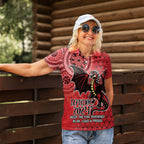 Personalised Dragons NAIDOC Week 2024 Women Polo Shirt Aboriginal Fire Burning Sparks