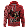 Personalised Dragons NAIDOC Week 2024 Zip Hoodie Aboriginal Fire Burning Sparks