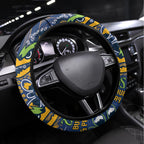 Eels NAIDOC Week 2024 Steering Wheel Cover Aboriginal Fire Burning Sparks