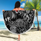 Personalised Panthers NAIDOC Week 2024 Beach Blanket Aboriginal Fire Burning Sparks