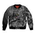 Personalised Panthers NAIDOC Week 2024 Bomber Jacket Aboriginal Fire Burning Sparks