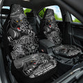 Personalised Panthers NAIDOC Week 2024 Car Seat Cover Aboriginal Fire Burning Sparks