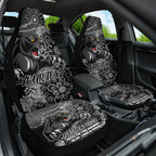 Personalised Panthers NAIDOC Week 2024 Car Seat Cover Aboriginal Fire Burning Sparks