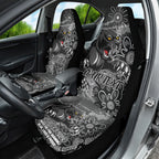 Personalised Panthers NAIDOC Week 2024 Car Seat Cover Aboriginal Fire Burning Sparks