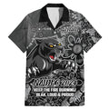 Personalised Panthers NAIDOC Week 2024 Family Matching Mermaid Dress and Hawaiian Shirt Aboriginal Fire Burning Sparks