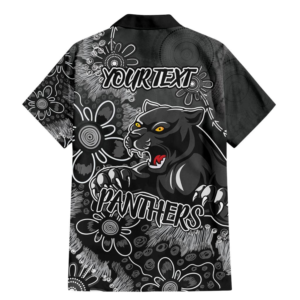 Personalised Panthers NAIDOC Week 2024 Family Matching Mermaid Dress and Hawaiian Shirt Aboriginal Fire Burning Sparks