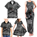 Personalised Panthers NAIDOC Week 2024 Family Matching Tank Maxi Dress and Hawaiian Shirt Aboriginal Fire Burning Sparks