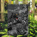 Personalised Panthers NAIDOC Week 2024 Garden Flag Aboriginal Fire Burning Sparks