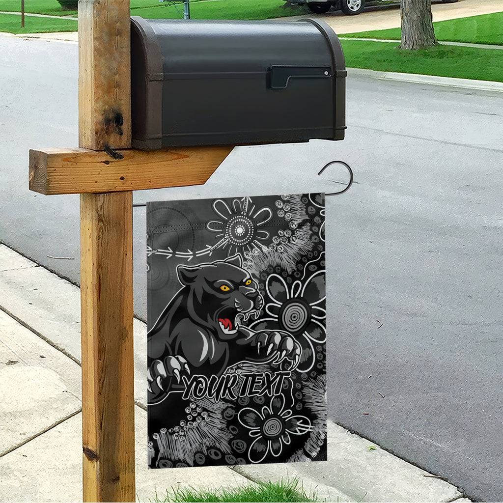 Personalised Panthers NAIDOC Week 2024 Garden Flag Aboriginal Fire Burning Sparks