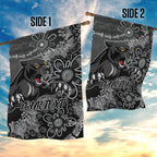 Personalised Panthers NAIDOC Week 2024 Garden Flag Aboriginal Fire Burning Sparks