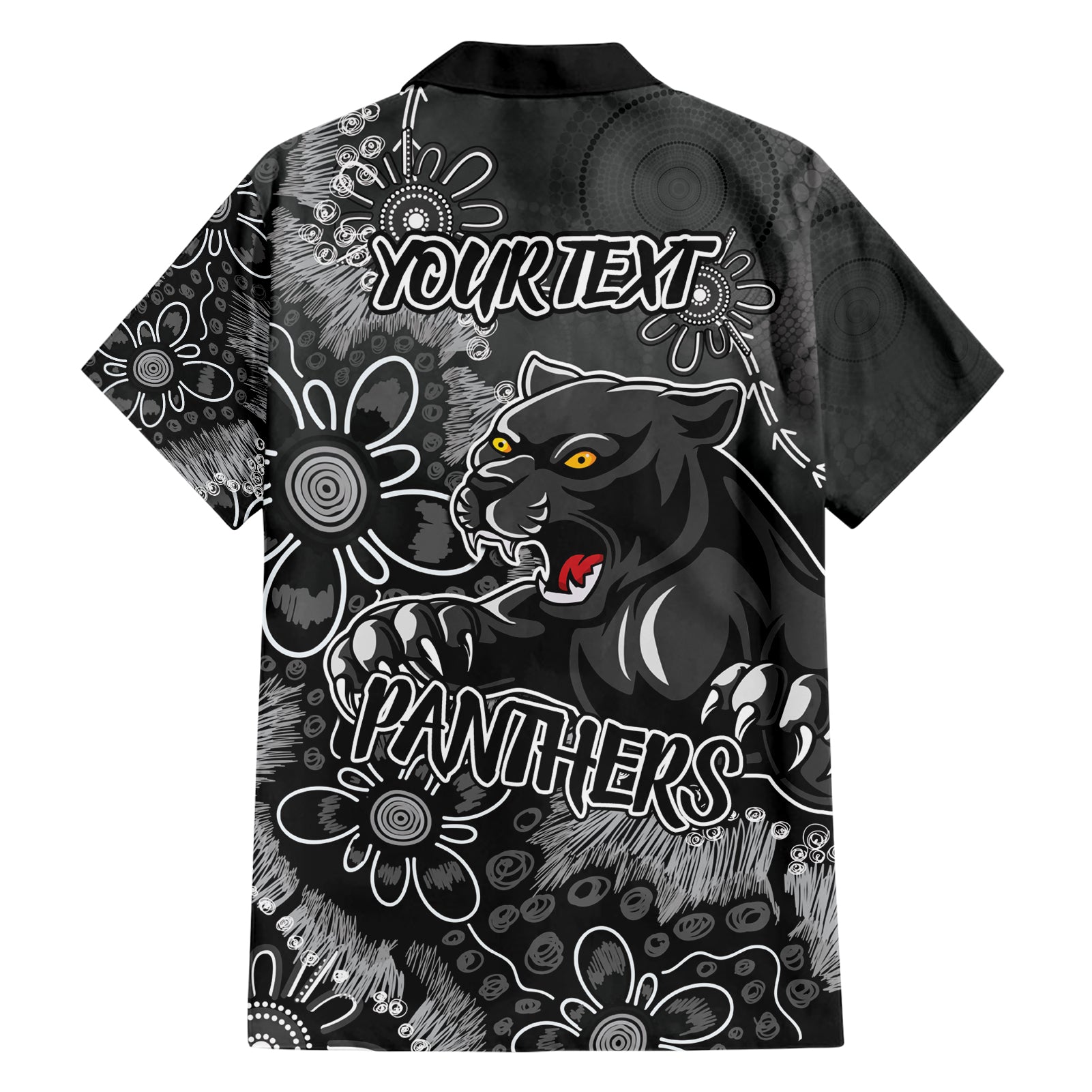 Personalised Panthers NAIDOC Week 2024 Hawaiian Shirt Aboriginal Fire Burning Sparks