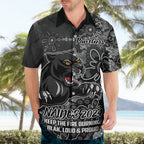 Personalised Panthers NAIDOC Week 2024 Hawaiian Shirt Aboriginal Fire Burning Sparks