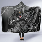 Personalised Panthers NAIDOC Week 2024 Hooded Blanket Aboriginal Fire Burning Sparks