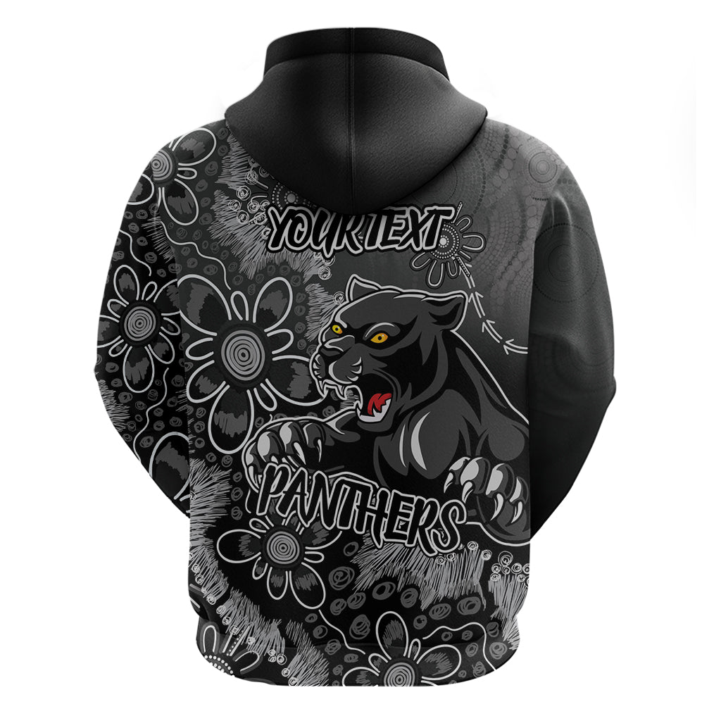 Personalised Panthers NAIDOC Week 2024 Hoodie Aboriginal Fire Burning Sparks