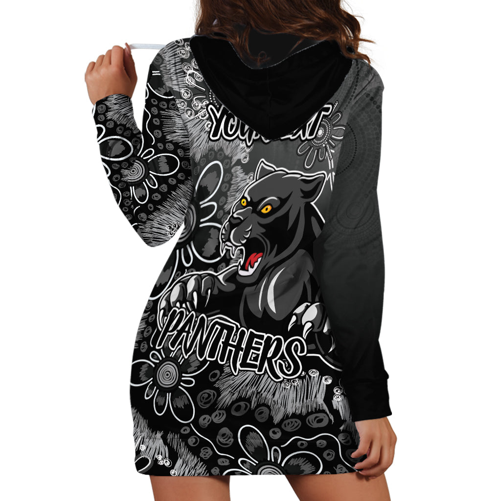 Personalised Panthers NAIDOC Week 2024 Hoodie Dress Aboriginal Fire Burning Sparks