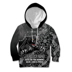 Personalised Panthers NAIDOC Week 2024 Kid Hoodie Aboriginal Fire Burning Sparks