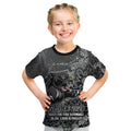 Personalised Panthers NAIDOC Week 2024 Kid T Shirt Aboriginal Fire Burning Sparks
