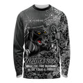 Personalised Panthers NAIDOC Week 2024 Long Sleeve Shirt Aboriginal Fire Burning Sparks