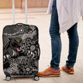 Personalised Panthers NAIDOC Week 2024 Luggage Cover Aboriginal Fire Burning Sparks