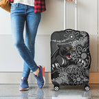 Personalised Panthers NAIDOC Week 2024 Luggage Cover Aboriginal Fire Burning Sparks