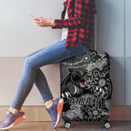 Personalised Panthers NAIDOC Week 2024 Luggage Cover Aboriginal Fire Burning Sparks