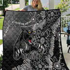 Personalised Panthers NAIDOC Week 2024 Quilt Aboriginal Fire Burning Sparks