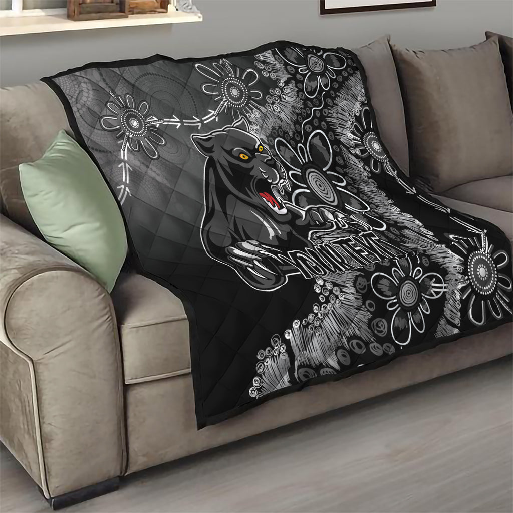 Personalised Panthers NAIDOC Week 2024 Quilt Aboriginal Fire Burning Sparks