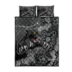 Personalised Panthers NAIDOC Week 2024 Quilt Bed Set Aboriginal Fire Burning Sparks