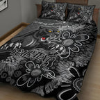 Personalised Panthers NAIDOC Week 2024 Quilt Bed Set Aboriginal Fire Burning Sparks