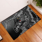 Personalised Panthers NAIDOC Week 2024 Rubber Doormat Aboriginal Fire Burning Sparks