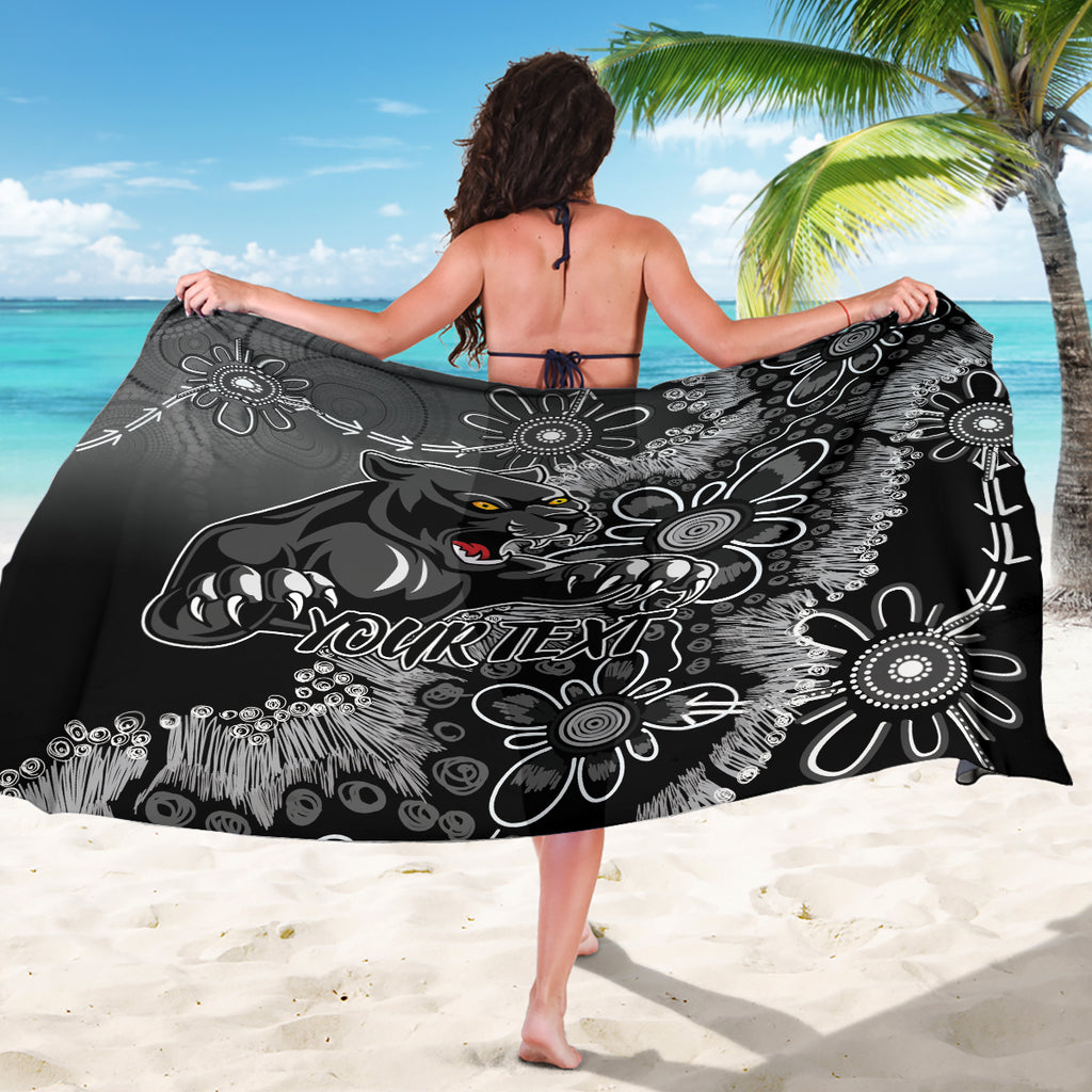 Personalised Panthers NAIDOC Week 2024 Sarong Aboriginal Fire Burning Sparks