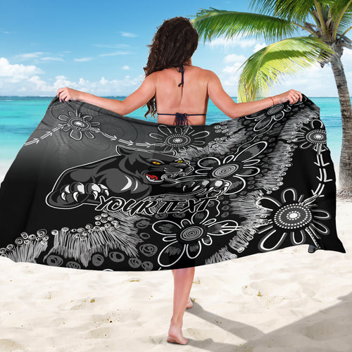 Personalised Panthers NAIDOC Week 2024 Sarong Aboriginal Fire Burning Sparks
