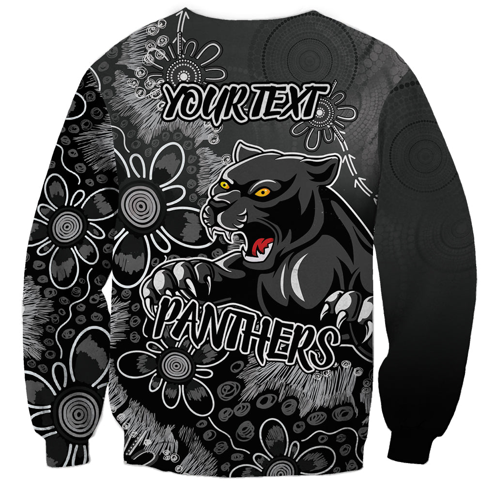 Personalised Panthers NAIDOC Week 2024 Sweatshirt Aboriginal Fire Burning Sparks