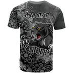 Personalised Panthers NAIDOC Week 2024 T Shirt Aboriginal Fire Burning Sparks