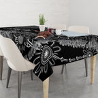 Personalised Panthers NAIDOC Week 2024 Tablecloth Aboriginal Fire Burning Sparks