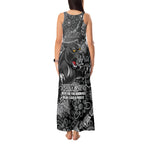 Personalised Panthers NAIDOC Week 2024 Tank Maxi Dress Aboriginal Fire Burning Sparks