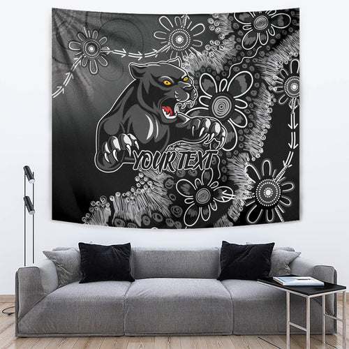 Personalised Panthers NAIDOC Week 2024 Tapestry Aboriginal Fire Burning Sparks
