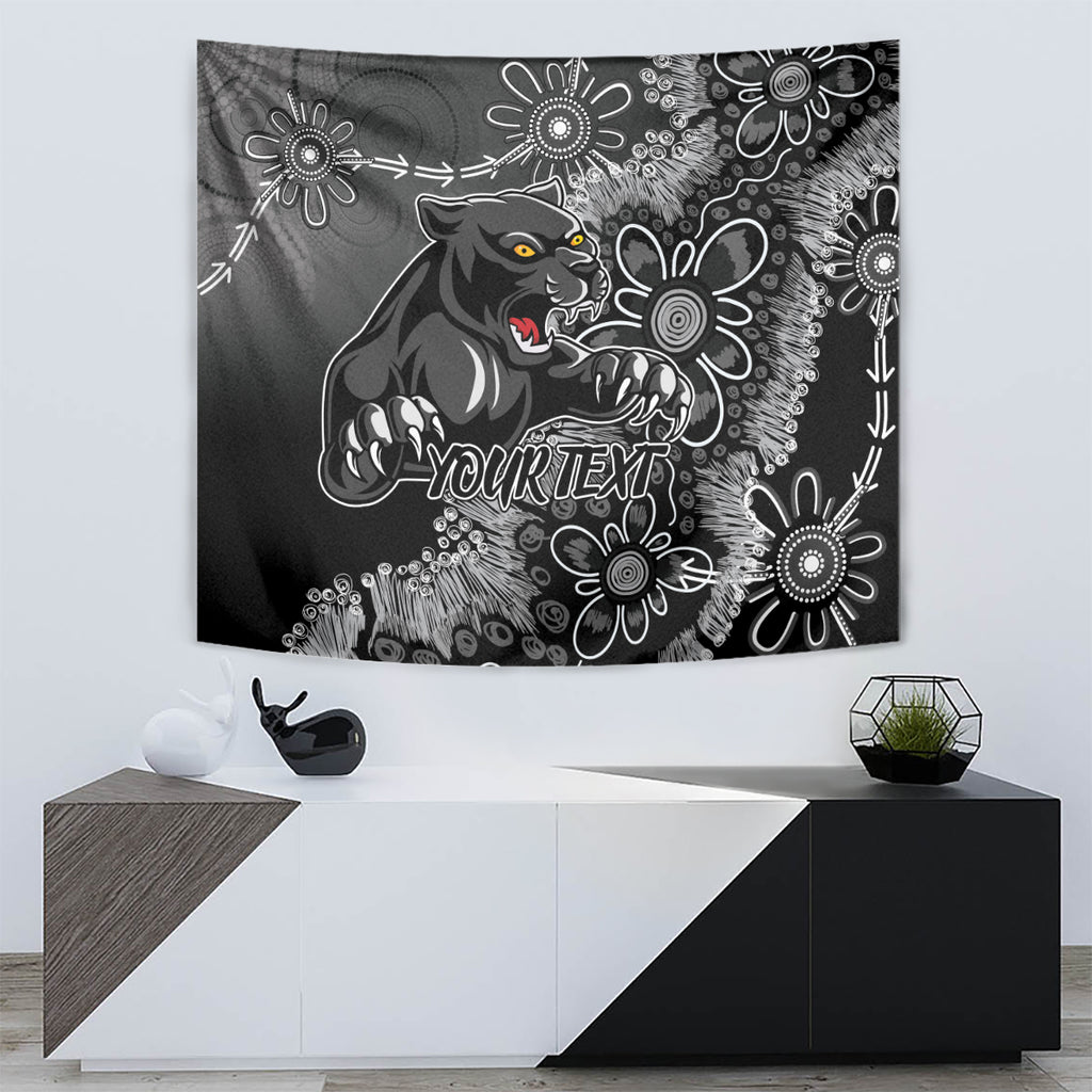 Personalised Panthers NAIDOC Week 2024 Tapestry Aboriginal Fire Burning Sparks