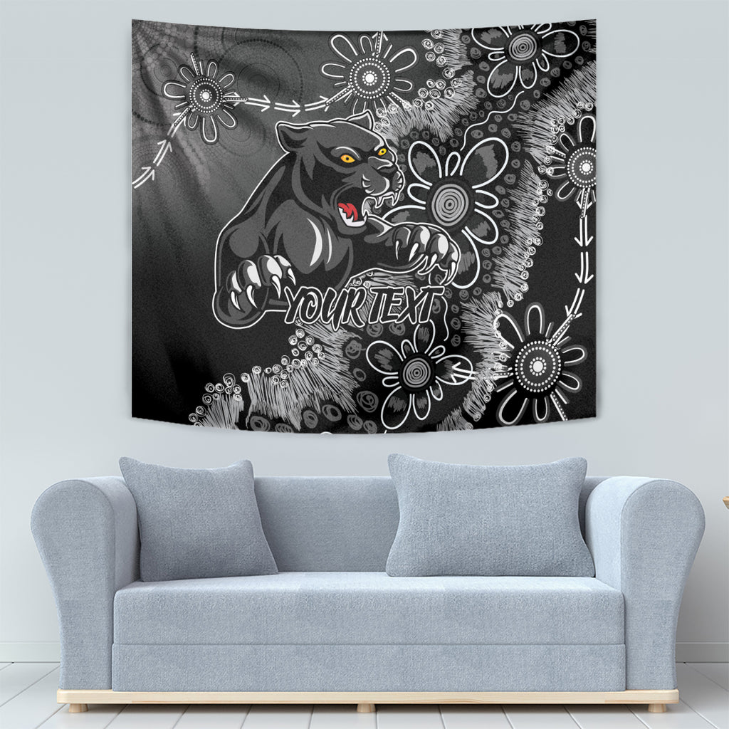 Personalised Panthers NAIDOC Week 2024 Tapestry Aboriginal Fire Burning Sparks