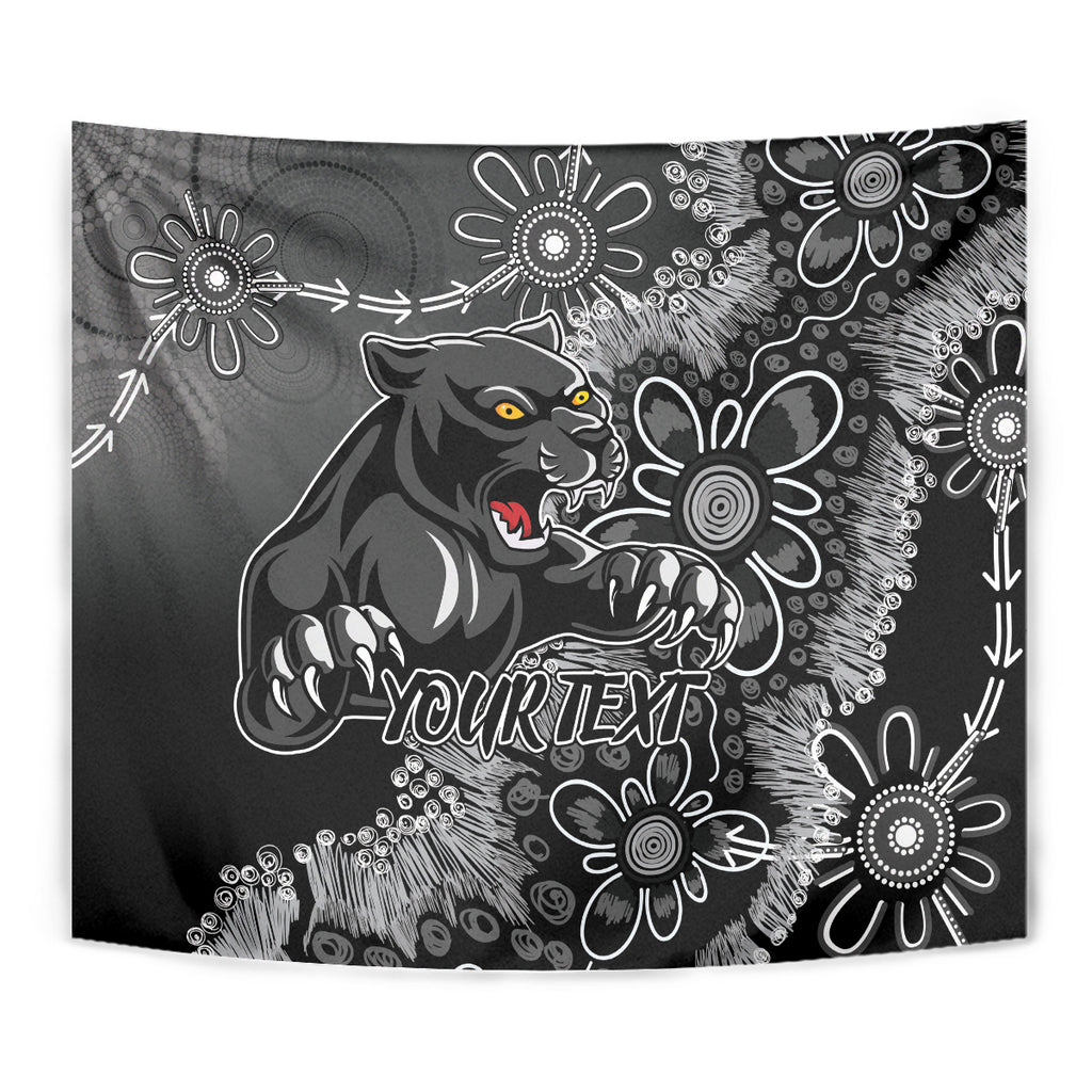 Personalised Panthers NAIDOC Week 2024 Tapestry Aboriginal Fire Burning Sparks